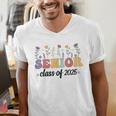 Class Of 2025 Senior 25 High School Graduation Men's V-Neck T-Shirt