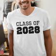 Class Of 2028 Future Graduation Vintage T-Shirt Men's V-Neck T-Shirt