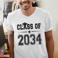 Class Of 2034 Shirt Graduation Men's V-Neck T-Shirt