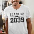 Class Of 2039 Grow With Me First Day Of School Graduation Men's V-Neck T-Shirt