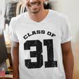 Class Of 31 Date High School Kindergarten Graduation Shirt Men's V-Neck T-Shirt