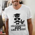 College High School Graduation Grad 2018 Shirt Men's V-Neck T-Shirt