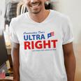 Conservative Dad's Ultra Right 100 Work Free American Beer Men's V-Neck T-Shirt