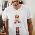 Cool Dad Nutcracker Christmas Family Matching Pajama Men's V-Neck T-Shirt