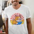 Corgi Dog Reading Book Book Lover Dog Lover Men's V-Neck T-Shirt Corgi Dog Reading Book Book Lover Dog Lover Men's V-Neck T-Shirt