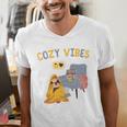 Cozy Vibes Atmospheric Introvert Men's V-Neck T-Shirt
