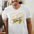 Criminal Justice Graduate Graduated Class Of 2026 Graduation Premium Men's V-Neck T-Shirt