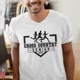 Cross Country Senior Night Senior 2025 Graduation Party 40 Men's V-Neck T-Shirt