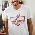 Cross Country Senior Night Senior 2025 Graduation Party 47 Men's V-Neck T-Shirt