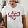 Cross Country Senior Night Senior 2025 Graduation Party 48 Men's V-Neck T-Shirt