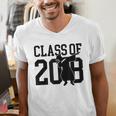 Dabbing Graduation Shirt Class Of 2018 Men's V-Neck T-Shirt