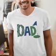 Dad Of The Birthday Boy Hole In One Golf Sport Matching Men's V-Neck T-Shirt