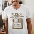 Dad Joke I'm From The 1900s Old Floppy Disk Programmer Men's V-Neck T-Shirt