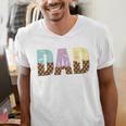 Dad Of The Sweet One Ice Cream 1st First Family Father's Day Men's V-Neck T-Shirt
