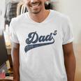 Dad5 Daddy Of 5 Kids Father Of Five Fifth Time Dad Men's V-Neck T-Shirt
