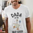 Dada Of The Silly Goose First Birthday Family Matching Men's V-Neck T-Shirt Dada Of The Silly Goose First Birthday Family Matching Men's V-Neck T-Shirt