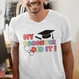 My Daughter Did It Graduation Doctor Nurse Child Graduated Men's V-Neck T-Shirt