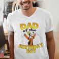 Disney Mickey & Friends Goofy Dad Of The Birthday Boy Men's V-Neck T-Shirt