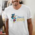 Disney Mickey Mouse Cap & Gown '25 Graduation Class Of 2025 Premium Tri-Blend Men's V-Neck T-Shirt