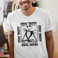 Disney The Nightmare Before Christmas Jack Bone Daddy Frame Men's V-Neck T-Shirt Disney The Nightmare Before Christmas Jack Bone Daddy Frame Men's V-Neck T-Shirt