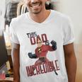 Disney Pixar The Incredibles Father's Day Incredible Dad Men's V-Neck T-Shirt