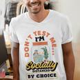 Don't Test Me Introvert's Men's V-Neck T-Shirt Don't Test Me Introvert's Men's V-Neck T-Shirt