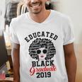 Educated Graduate 2019 Graduation CuteShirt Men's V-Neck T-Shirt