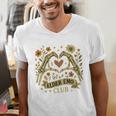 Elder Emo Club Skeleton Hands Heart Nostalgia Premium Tri-Blend Men's V-Neck T-Shirt
