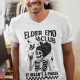 Elder Emo Club Skeleton Nostalgia It Wasn't a Phase Mom Men's V-Neck T-Shirt Elder Emo Club Skeleton Nostalgia It Wasn't a Phase Mom Men's V-Neck T-Shirt