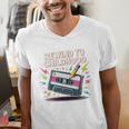Elder Millennials Embracing 90s Rewind Nostalgia Vibes Premium Men's V-Neck T-Shirt Elder Millennials Embracing 90s Rewind Nostalgia Vibes Premium Men's V-Neck T-Shirt