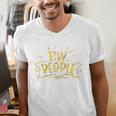 Ew People Antisocial Introvert Saying Yellow Lemon Raglan Baseball Tee Men's V-Neck T-Shirt Ew People Antisocial Introvert Saying Yellow Lemon Raglan Baseball Tee Men's V-Neck T-Shirt