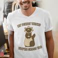 Ew People Ferret Saying Mask Introvert Ferrets Men's V-Neck T-Shirt Ew People Ferret Saying Mask Introvert Ferrets Men's V-Neck T-Shirt