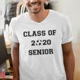FUN CLASS OF 2020 SENIOR SOCCER GRADUATION GIFT SHIRT Men's V-Neck T-Shirt