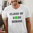 FUN CLASS OF 2020 SENIOR TENNIS GRADUATION GIFT SHIRT Men's V-Neck T-Shirt