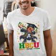 Future HBCU Grad Dabbing Kid Graduation For Boys Kids Men's V-Neck T-Shirt