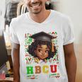 Future HBCU Grad Girl Kids Graduation HBCU College Men's V-Neck T-Shirt