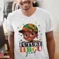 Future HBCU Grad History Boys Kids Graduation HBCU Men's V-Neck T-Shirt