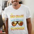 Goodbye 3rd Grade Graduation To 4th Grade First Summer Beach Men's V-Neck T-Shirt