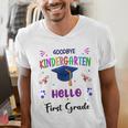 Goodbye Kindergarten Graduation Class 2025 1st Grade Kids Men's V-Neck T-Shirt