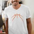Graduate Senior Class Of 2026 Basketball Player Graduation Men's V-Neck T-Shirt