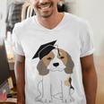 Graduation Beagle Dog 2017 Graduate Graduation Tee Men's V-Neck T-Shirt
