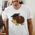 Graduation Hedgehog 2017 Graduate Graduation T-Shirt Men's V-Neck T-Shirt