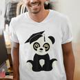 Graduation Panda Bear 2017 Graduate Graduation T-Sh Men's V-Neck T-Shirt