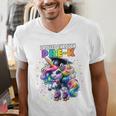 Graduation Pre-K Unicorn Roller Skate Girls Preschool Grad Men's V-Neck T-Shirt