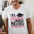 GraduationShirt For Mom Mother With A Master's Degree Tee Men's V-Neck T-Shirt