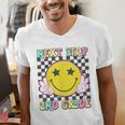 Groovy Next Stop 2nd Grade 1st Grade Graduation 2025 Men's V-Neck T-Shirt