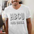 HBCU And Chill Support Alumni Graduation Education Men's V-Neck T-Shirt