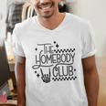 The Homebody Club Retro Introvert Antisocial Men's V-Neck T-Shirt