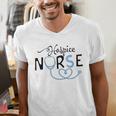 Hospice Nurse Doctor Graduation Medical Nursing RN Men's V-Neck T-Shirt