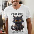 Humor Provocateur Sarcasm Closes The Silence Introvert Chat Men's V-Neck T-Shirt